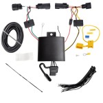 Trailer Hitch 7 Way RV Wiring Kit For 19-21 Jeep Cherokee Plug Prong Pin Brake Control Ready