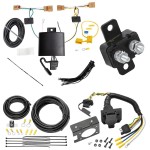 Trailer Hitch 7 Way RV Wiring Kit For 18-21 Volkswagen Tiguan Plug Prong Pin Brake Control Ready