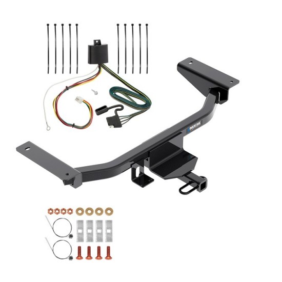 Reese Trailer Tow Hitch For 16-23 Mazda CX-9 w/ Wiring Harness Kit Class 2 1-1/4" Receiver