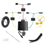 Reese Trailer Tow Hitch For 16-23 Honda Civic Sedan Coupe Hatchback w/ Wiring Harness Kit Class 1 1-1/4" Receiver
