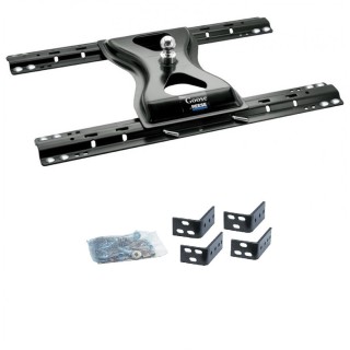 Reese 25K The Goose Gooseneck Trailer Hitch w/ Rails For 11-24 RAM 1500 2500 3500 94-10 Dodge Ram 1500 2500 3500 Base Rail Kit Brackets and Hardware Heavy Duty