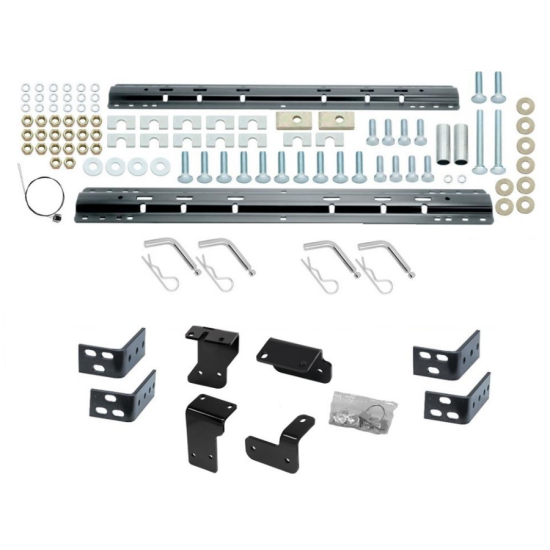 Reese Base Rail Kit w/ Custom Bracket For 2004-2015 Nissan Titan Above Bed Accepts all Industry Standard Gooseneck and Fifth Wheel Hitches