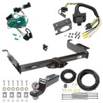 Trailer Hitch Tow Package w/ 7-Way RV Wiring For 96-99 Chevy Express GMC Savana Van w/ 2" Drop Mount 2" Ball Class 3 2" Receiver All Models Reese