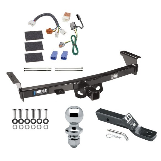 Reese Trailer Tow Hitch For 05-23 Nissan Frontier 09-12 Suzuki Equator 2" Receiver Complete Package w/ Wiring and 1-7/8" Ball