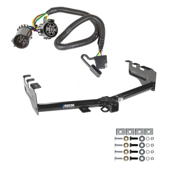 Trailer Hitch w/ Wiring For 07-13 Chevrolet Silverado GMC Sierra 1500 Class 4 2" Tow Receiver Reese Tekonsha