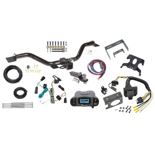 Trailer Hitch Tow Package Prodigy P3 Brake Control For 07-09 Saturn Outlook w/ 7-Way RV Wiring 2" Drop Mount 2" Ball Class 3 2" Receiver Reese Tekonsha