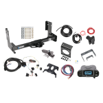 Trailer Hitch Tow Package Prodigy P3 Brake Control For 14-22 Freightliner Mercedes-Benz Sprinter 2500 3500 w/ 7-Way RV Wiring 2" Drop Mount 2" Ball Class 4 2" Receiver Reese Tekonsha