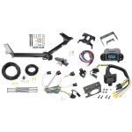 Trailer Hitch Tow Package Prodigy P3 Brake Control For 10-10 Dodge Journey w/ 7-Way RV Wiring 2" Drop Mount 2" Ball Class 3 2" Receiver Reese Tekonsha