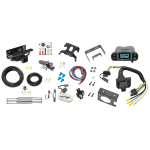 Trailer Hitch Tow Package Prodigy P3 Brake Control For 03-18 Dodge Ram 1500 19-23 Classic 03-09 2500 3500 w/ 7-Way RV Wiring 2" Drop Mount 2" Ball Class 4 2" Receiver Reese Tekonsha