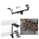 Trailer Hitch w/ 4 Bike Rack For 10-17 Volvo XC60 All Styles Approved for Recreational & Offroad Use Carrier for Adult Woman or Child Bicycles Foldable