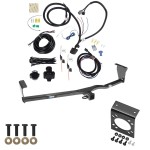 Trailer Hitch w/ 7-Way RV Wiring For 11-13 KIA Sorento Class 3 2" Receiver EX V6 w/Factory Tow Package Reese