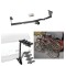 Trailer Hitch w/ 4 Bike Rack For 11-13 Kia Sorento 10-12 Hyundai Santa Fe Approved for Recreational & Offroad Use Carrier for Adult Woman or Child Bicycles Foldable