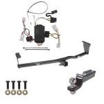 Tow Package For 10-12 Hyundai Santa Fe Trailer Hitch w/ Wiring 2" Drop Mount 2" Ball 2" Receiver Reese