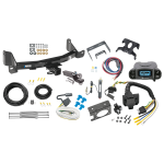 Trailer Hitch Tow Package Prodigy P3 Brake Control For 09-14 Ford F-150 w/ 7-Way RV Wiring 2" Drop Mount 2" Ball Class 4 2" Receiver Reese Tekonsha