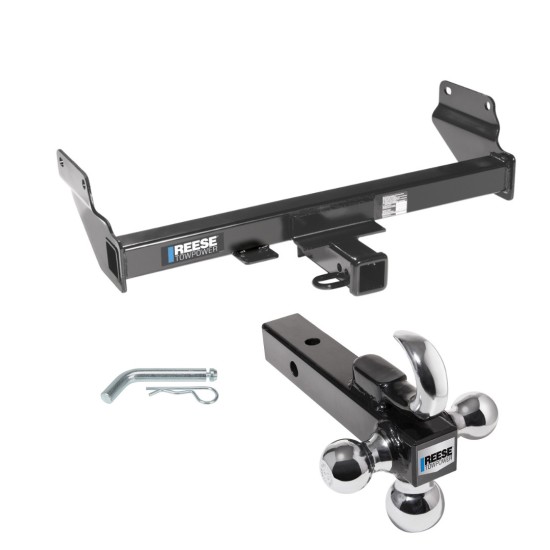 Reese Trailer Tow Hitch Receiver For 11-21 Jeep Grand Cherokee 22-23 WK w/Tri-Ball Triple Ball 1-7/8" 2" 2-5/16"