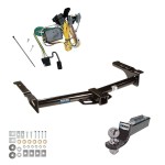 Tow Package For 92-94 Ford E-150 E250 E350 Econoline Trailer Hitch w/ Wiring 2" Drop Mount 2" Ball 2" Receiver Reese