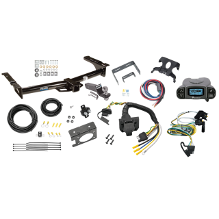 Trailer Hitch Tow Package Prodigy P3 Brake Control For 95-02 Ford E-150 E-250 E-350 Econoline w/ 7-Way RV Wiring 2" Drop Mount 2" Ball Class 4 2" Receiver Reese Tekonsha