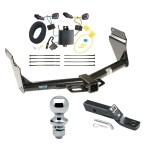 Reese Trailer Tow Hitch For 14-24 Dodge Durango 2" Receiver Complete Package w/ Wiring and 1-7/8" Ball