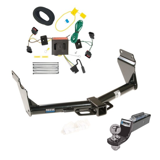 Reese Trailer Tow Hitch For 11-13 Dodge Durango Complete Package w/ Wiring and 2" Ball