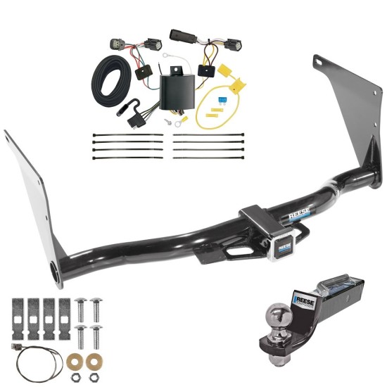 Tow Package For 17-18 Ford Escape Trailer Hitch w/ Wiring 2" Drop Mount 2" Ball 2" Receiver Reese