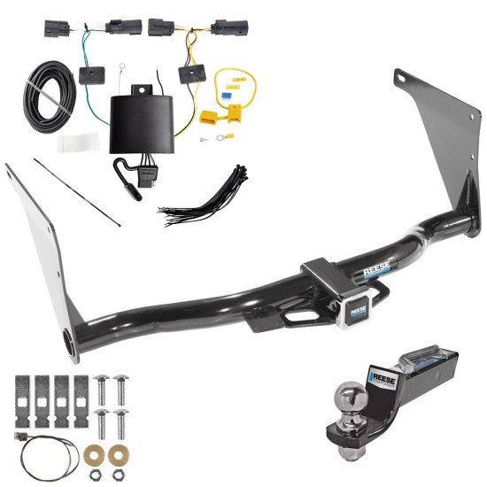 Tow Package For 19-19 Ford Escape Trailer Hitch w/ Wiring 2" Drop Mount 2" Ball 2" Receiver Reese