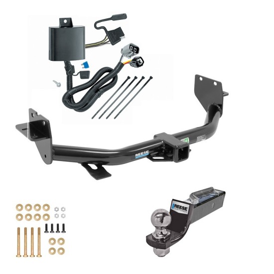 Tow Package For 13-18 Hyundai Santa Fe Trailer Hitch w/ Wiring 2" Drop Mount 2" Ball 2" Receiver Reese