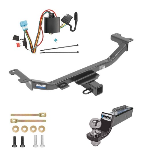 Tow Package For 10-12 Acura RDX Trailer Hitch w/ Wiring 2" Drop Mount 2" Ball 2" Receiver Reese