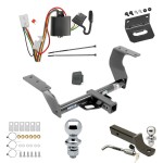 Ultimate Tow Package For 14-18 Subaru Forester Trailer Hitch w/ Wiring 2" Drop Mount Dual 2" and 1-7/8" Ball Lock Bracket Cover 2" Receiver Reese