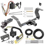 Trailer Hitch Tow Package w/ 7-Way RV Wiring For 14-18 Subaru Forester w/ 2" Drop Mount 2" Ball Class 3 2" Receiver All Models Reese