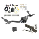 Reese Trailer Tow Hitch For 14-24 RAM ProMaster 1500 2500 All (3500 w/o Extended Body) Deluxe Package Wiring 2" Ball Mount and Lock