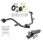 Reese Trailer Tow Hitch For 15-18 Chevrolet City Express 13-22 Nissan NV200 Complete Package w/ Wiring and 2" Ball