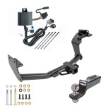 Tow Package For 16-20 KIA Sorento w/ V6 Engine Trailer Hitch w/ Wiring 2" Drop Mount 2" Ball 2" Receiver Reese