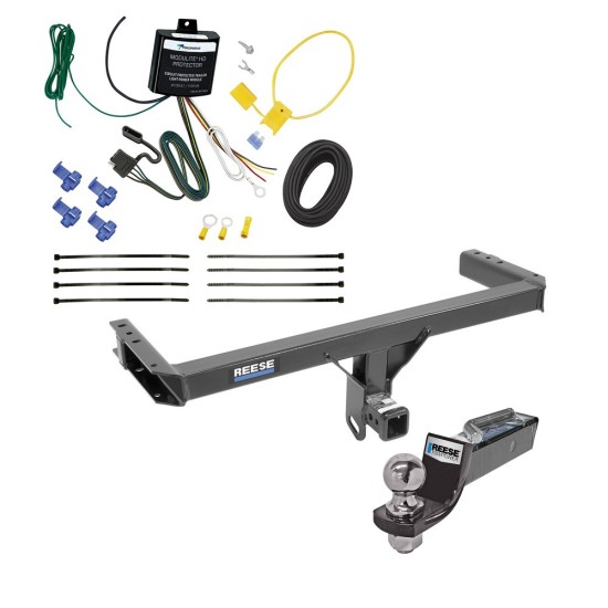 Tow Package For 13-17 Audi Q5 Trailer Hitch w/ Wiring 2" Drop Mount 2" Ball 2" Receiver Reese