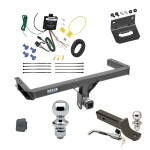 Ultimate Tow Package For 11-12 Audi Q5 15-23 Porsche Macan Trailer Hitch w/ Wiring 2" Drop Mount Dual 2" and 1-7/8" Ball Lock Bracket Cover 2" Receiver Reese