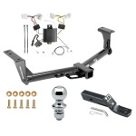 Reese Trailer Tow Hitch For 15-24 Nissan Murano 2" Receiver Complete Package w/ Wiring and 1-7/8" Ball