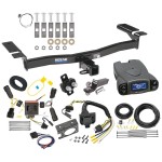 Trailer Hitch Tow Package Prodigy P3 Brake Control For 11-14 Ford Edge Except Sport w/ 7-Way RV Wiring 2" Drop Mount 2" Ball Class 3 2" Receiver Reese Tekonsha