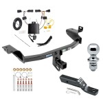 Reese Trailer Tow Hitch For 19-23 Jeep Cherokee 2" Receiver Complete Package w/ Wiring and 1-7/8" Ball