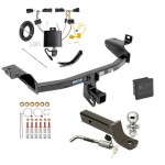 Reese Trailer Tow Hitch For 19-23 Jeep Cherokee Deluxe Package Wiring 2" Ball Mount and Lock