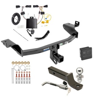 Reese Trailer Tow Hitch For 19-23 Jeep Cherokee Deluxe Package Wiring 2" Ball Mount and Lock