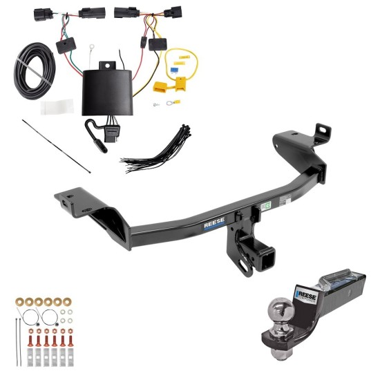 Reese Trailer Tow Hitch For 19-23 Jeep Cherokee Complete Package w/ Wiring and 2" Ball