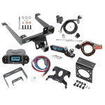 Class 4 Trailer Hitch Tow Package Prodigy P3 Brake Control For 15-21 Land Rover Range Rover Sport Except Diesel w/ 7-Way RV Wiring 2" Drop Mount 2" Ball Class 4 2" Receiver Reese Tekonsha