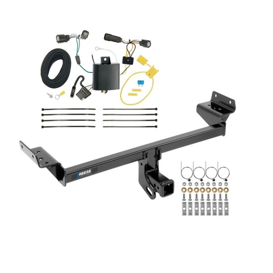 Trailer Hitch w/ Wiring For 15-18 Ford Edge Except Sport & Titanium Models Class 3 2" Tow Receiver Reese Tekonsha