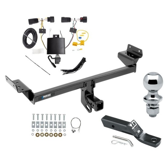 Reese Trailer Tow Hitch For 19-23 Lincoln Nautilus 2" Receiver Complete Package w/ Wiring and 1-7/8" Ball