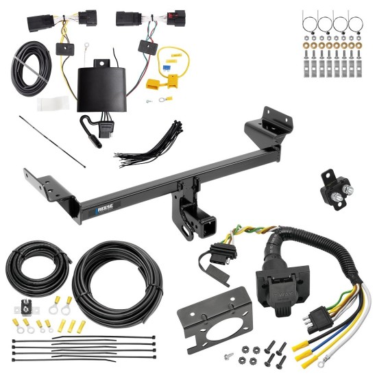 Trailer Hitch w/ 7-Way RV Wiring For 19-23 Lincoln Nautilus Class 3 2" Receiver All Models Reese