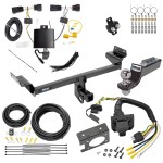 Trailer Hitch Tow Package w/ 7-Way RV Wiring For 19-23 Lincoln Nautilus w/ 2" Drop Mount 2" Ball Class 3 2" Receiver All Models Reese