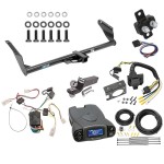 Trailer Hitch Tow Package Prodigy P3 Brake Control For 04-10 Toyota Sienna w/ 7-Way RV Wiring 2" Drop Mount 2" Ball Class 3 2" Receiver Reese Tekonsha