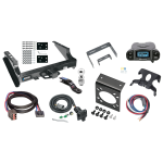 Class 5 18K Trailer Hitch Tow Package Prodigy P3 Brake Control For 99-22 Ford F-250 F-350 08-22 F-450 Super Duty w/ 7-Way RV Wiring 2" Drop Mount 2" Ball Class 4 2" Receiver Reese Tekonsha