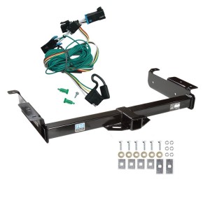 Trailer Hitch w/ Wiring For 96-99 Chevy Express GMC Savana Van Class 3 2" Tow Receiver Reese Tekonsha