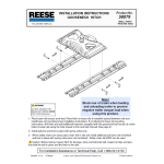 Reese 25K The Goose Gooseneck Trailer Hitch w/ Rails For 11-24 RAM 1500 2500 3500 94-10 Dodge Ram 1500 2500 3500 Base Rail Kit Brackets and Hardware Heavy Duty