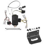  Trailer Wiring and Bracket For 07-12 Hyundai Santa Fe 10-13 KIA Forte Plug & Play 4-Flat Harness